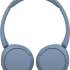 Наушники Sony WH-CH520, Bluetooth, накладные, синий [wh-ch520/l]